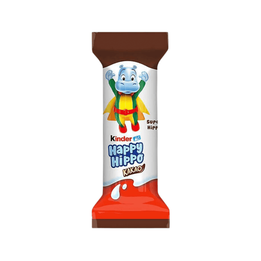 Kinder Kakao (Cocoa) (Germany) 21g small package with white brown and orange colours. Single hippin inside package