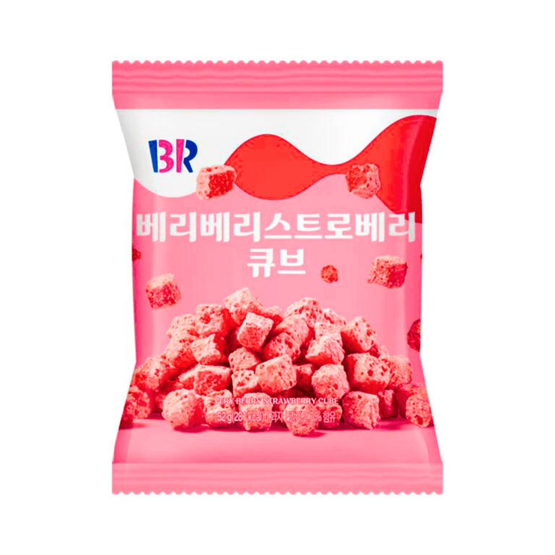 Baskin Robbins Very Berry Strawberry Cubes (Korea) 52g