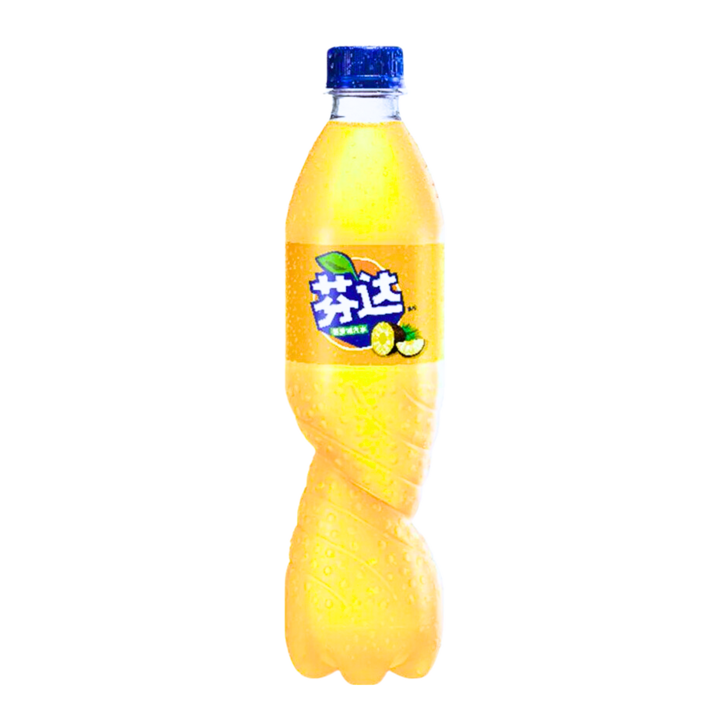 Fanta Pineapple from China. 600ml bottle, subtle carbonation, pineapple flavored focused