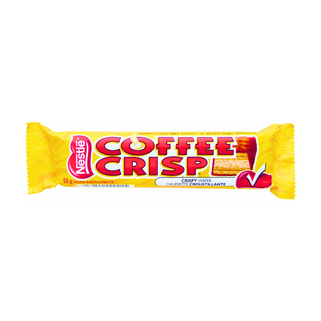 Coffee Crisp Chocolate Bar from Canada! Fusion of chocolate, wafer and coffee!