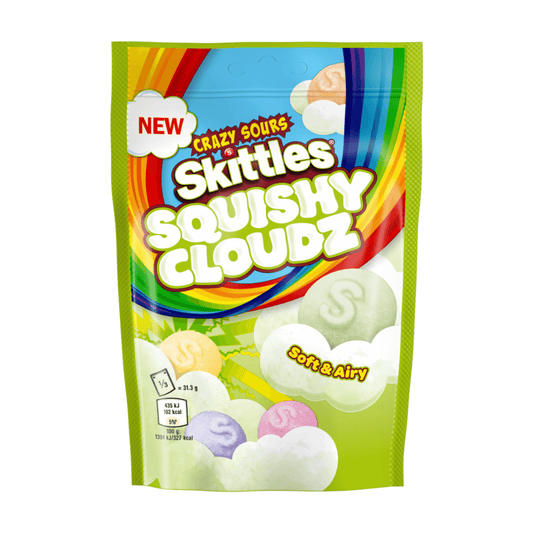 Skittles CRAZY SOUR Squishy Cloudz (UK)  - 94g